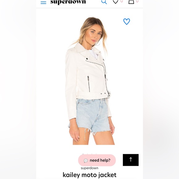 Superdown - Kailey Moto Jacket (white) XS - Picture 2 of 4